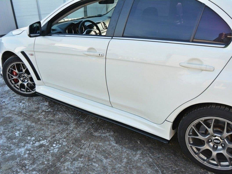 Maxton Design Side Skirts Diffusers Mitsubishi Lancer EVO X US Version (2007-2015)