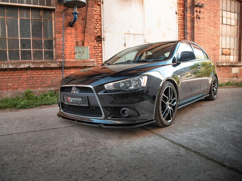 Maxton Design Front Splitter Mitsubishi Lancer Sportback MK8 (2007-2016)
