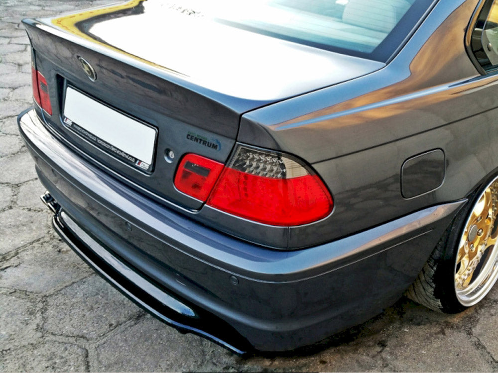 Maxton Design Central Rear Splitter BMW 3 E46 M-Pack Coupe