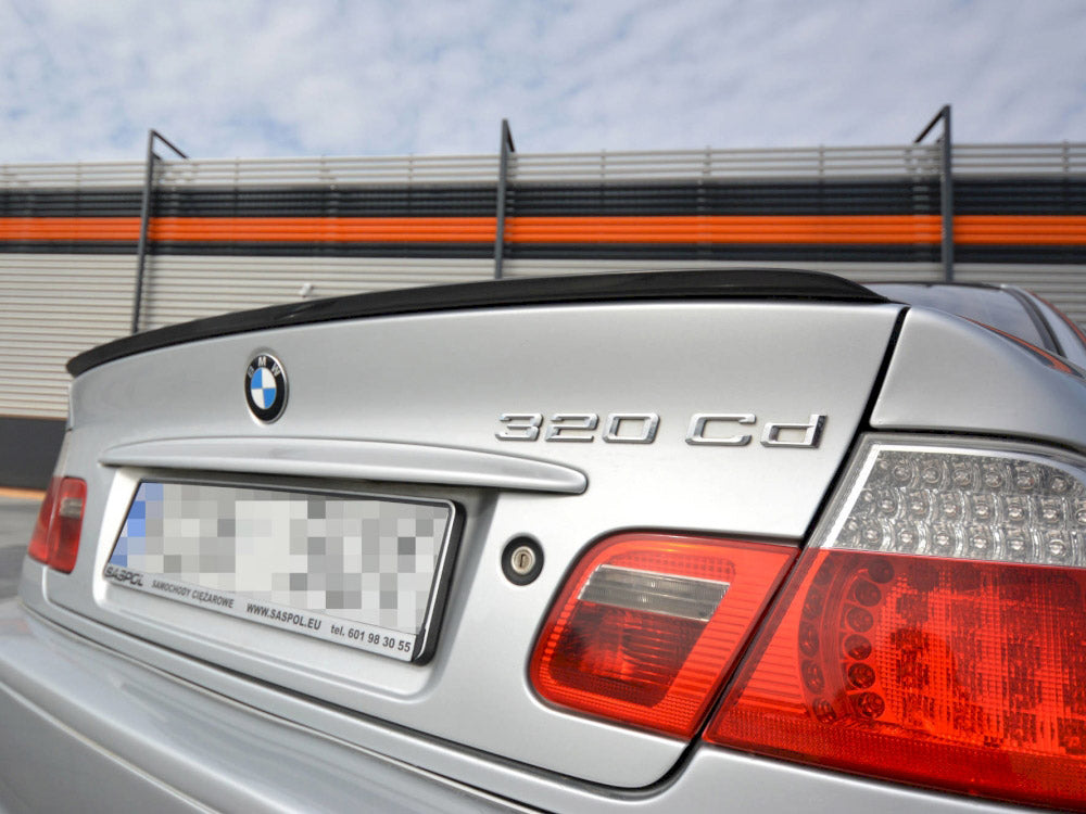 Maxton Design Spoiler Extension CAP Bmw 3 E46 Coupe Pre-facelift Standard (1999-2003) - Textured