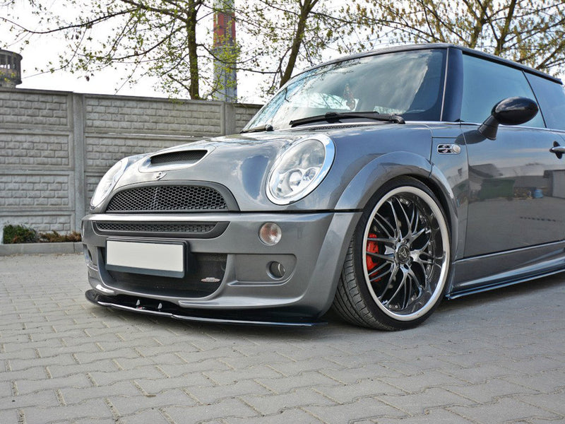 Maxton Design Front Splitter Mini Cooper R53 S JCW (2003-2006) - Carbon Look