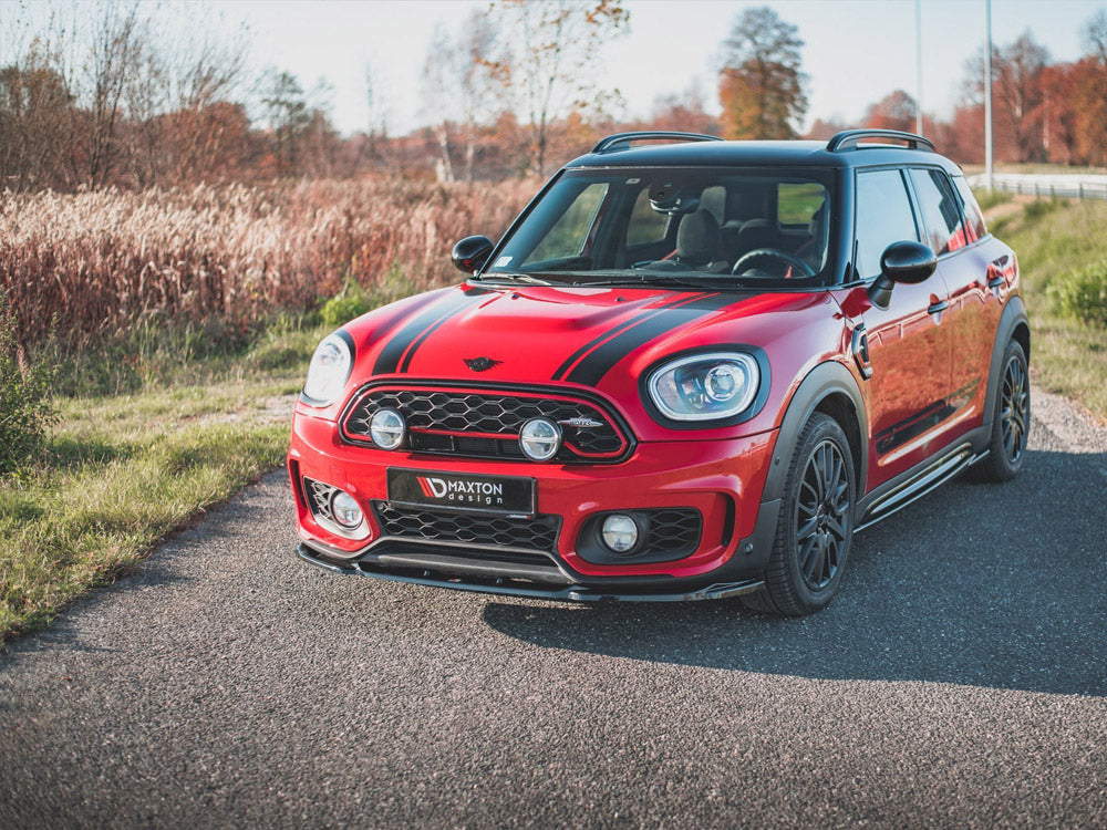 Maxton Design Front Splitter V.2 Mini Countryman Mk2 F60 JCW - Carbon Look