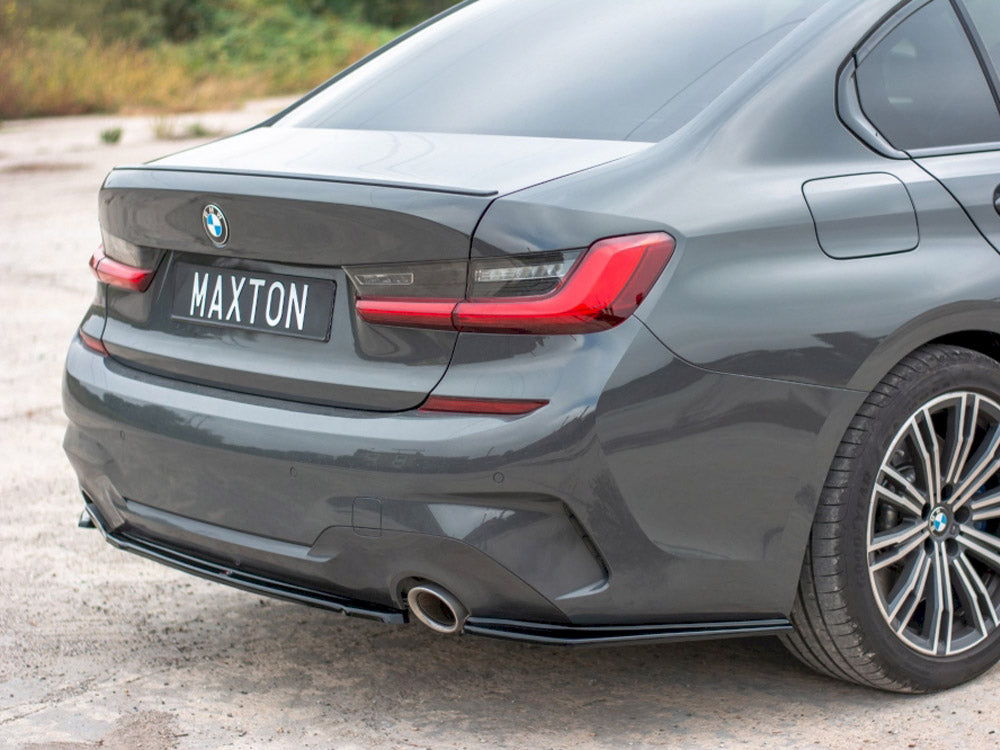 Maxton Design Rear Side Splitters Bmw 3 G20 M-sport (2019-2022) - Carbon Look