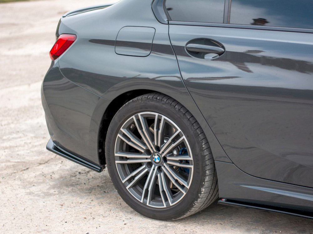 Maxton Design Rear Side Splitters Bmw 3 G20 M-sport (2019-2022) - Carbon Look