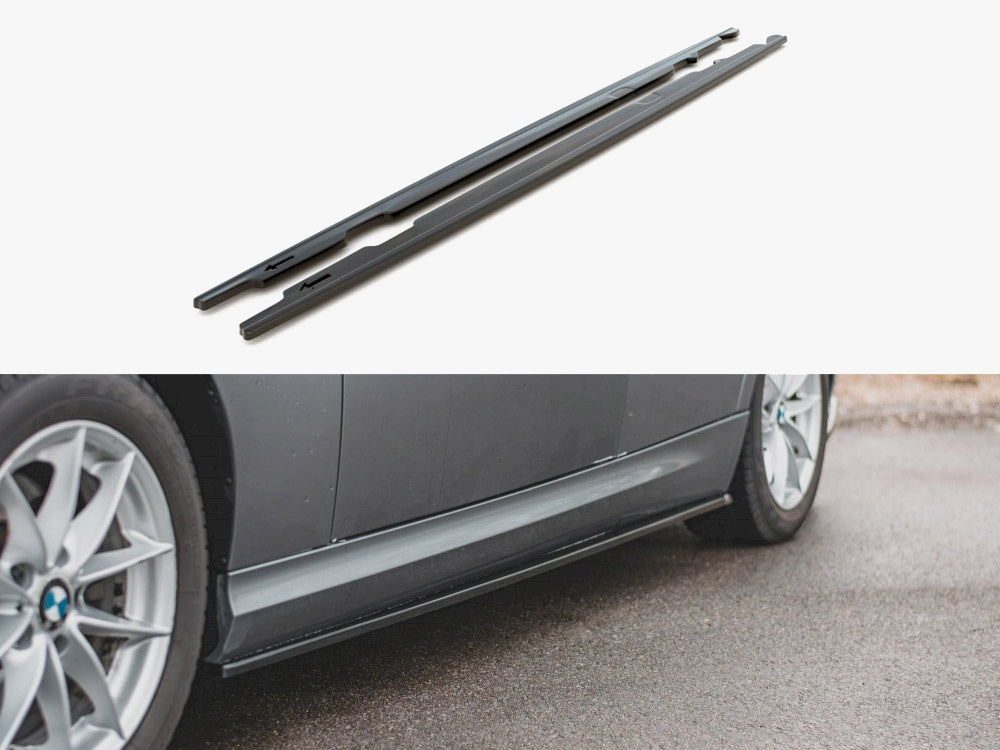 Maxton Design Side Skirt Diffusers Bmw 3 Series E91 Facelift (2008-2011) - Carbon Look