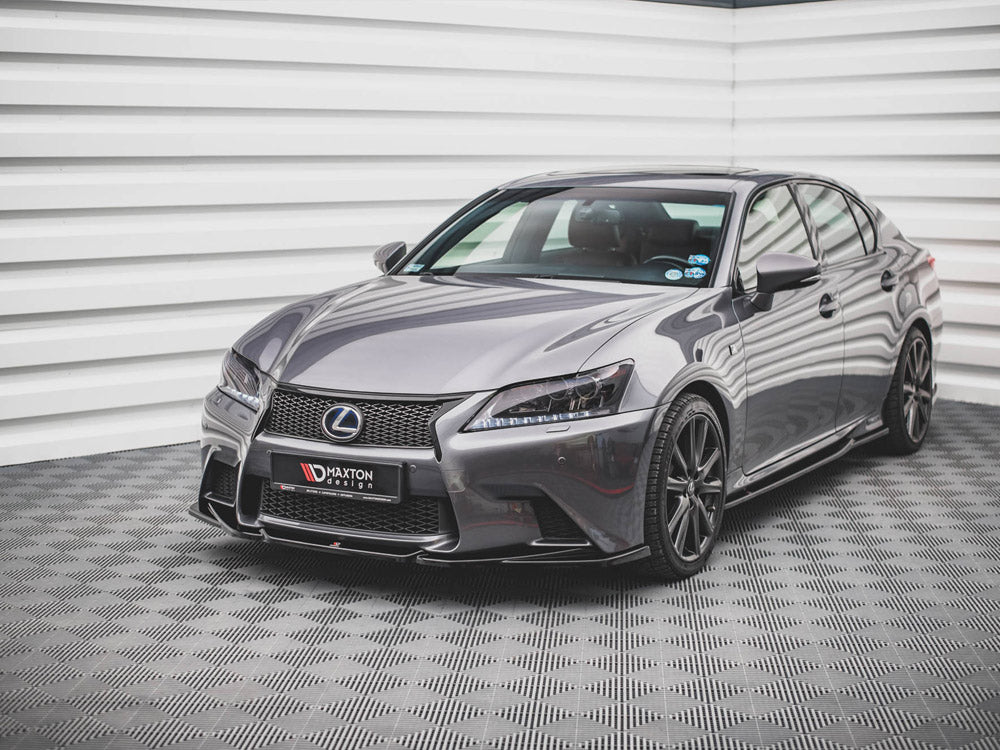 Maxton Design Side Skirts Diffusers Lexus GS F Sport MK4(L10) (2012-2015) - Carbon Look