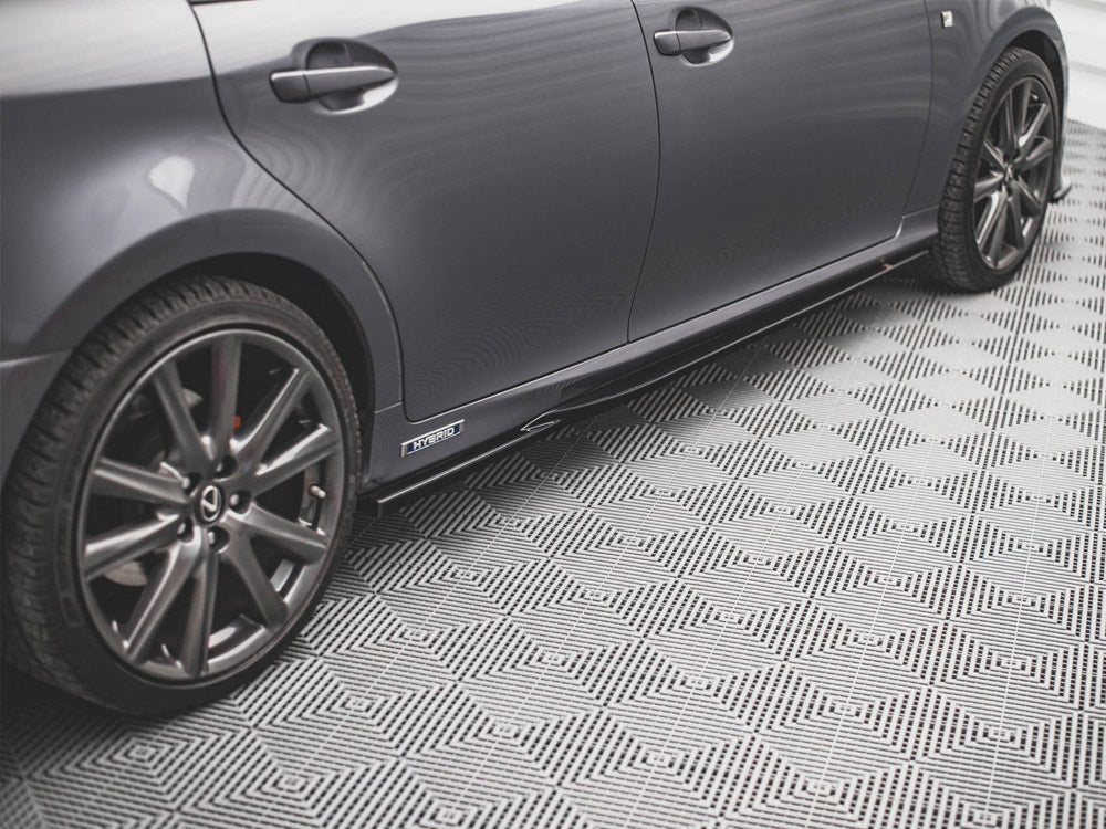 Maxton Design Side Skirts Diffusers Lexus GS F Sport MK4(L10) (2012-2015) - Carbon Look