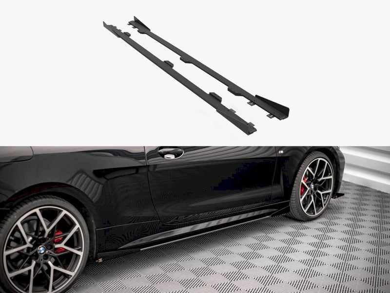 Maxton Design Street PRO Side Skirts Diffusers + Flaps BMW 4 M-Pack / M440i G22 / G23 / G22 Facelift / G23 Facelift