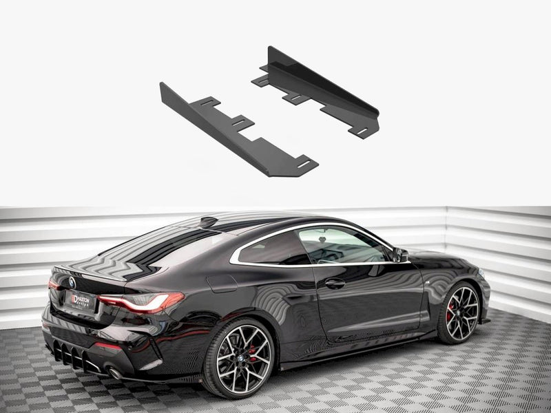 Maxton Design Side Flaps BMW 4 M-Pack / M440i G22 / G23 / G22 Facelift / G23 Facelift