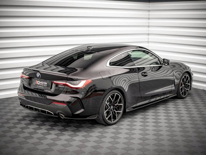 Maxton Design Rear Side Splitters V.2 BMW 4 M-Pack G22 / G23 / G22 Facelift / G23 Facelift