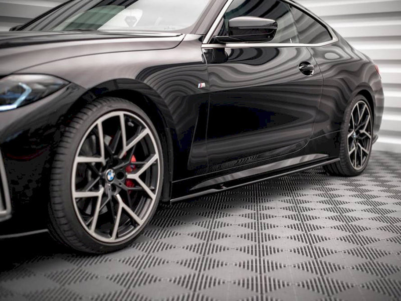 Maxton Design Side Skirts Diffusers V.1 BMW 4 M-Pack / M440i G22 / G23 / G22 Facelift / G23 Facelift