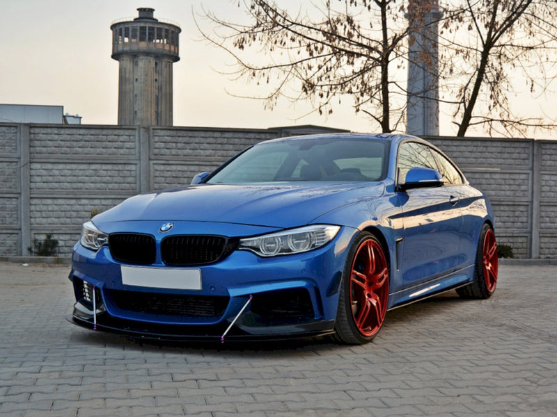 Maxton Design Front Racing Splitter V.3 BMW 4 Coupe / Gran Coupe / Cabrio M-Pack F32 / F36 / F33