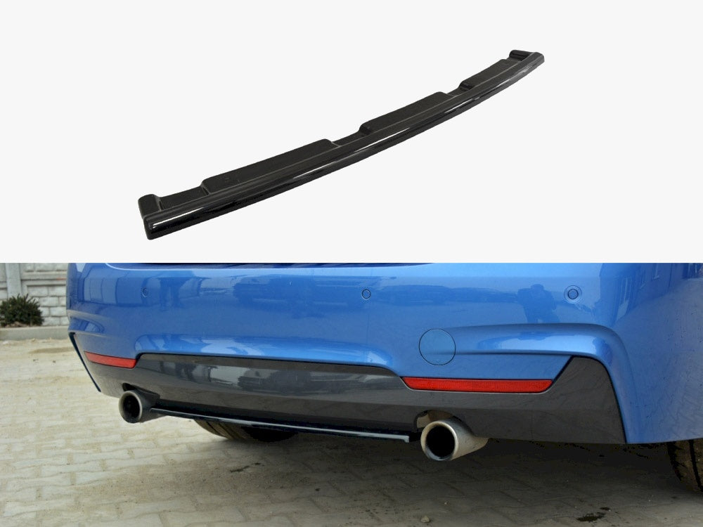 Maxton Design Central Rear Splitter BMW 4 Coupe / Gran Coupe / Cabrio M-Pack F32 / F36 / F33
