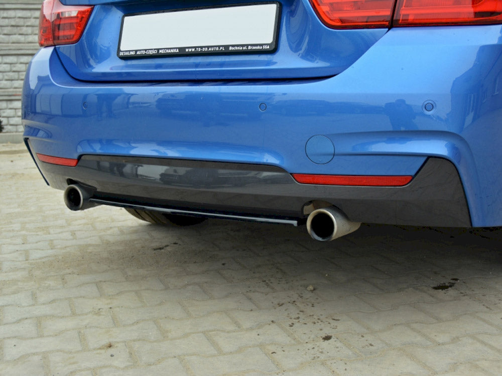 Maxton Design Central Rear Splitter BMW 4 Coupe / Gran Coupe / Cabrio M-Pack F32 / F36 / F33