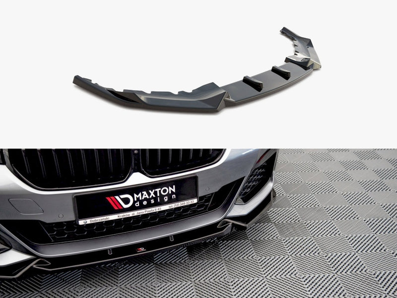 Maxton Design Front Splitter V.1 BMW 5 M-Pack / M550i / M550d Sedan / Touring G30 / G31 Facelift