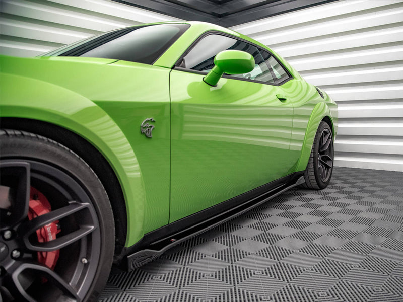 Maxton Design Side Skirts Diffusers Dodge Challenger SRT Hellcat Widebody Mk3