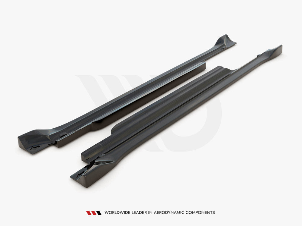 Maxton Design Side Skirts Diffusers Dodge Challenger SRT Hellcat Widebody Mk3