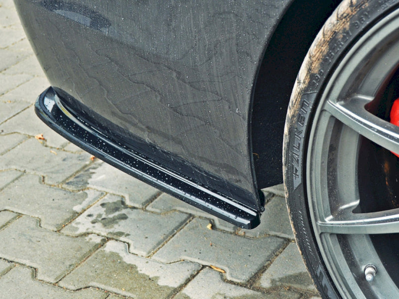 Maxton Design Rear Side Splitters Bmw 5 F11 M-pack (Fits TWO Double Exhaust Ends)
