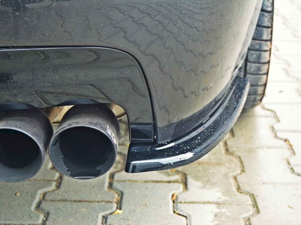 Maxton Design Rear Side Splitters Bmw 5 F11 M-pack (Fits TWO Double Exhaust Ends)