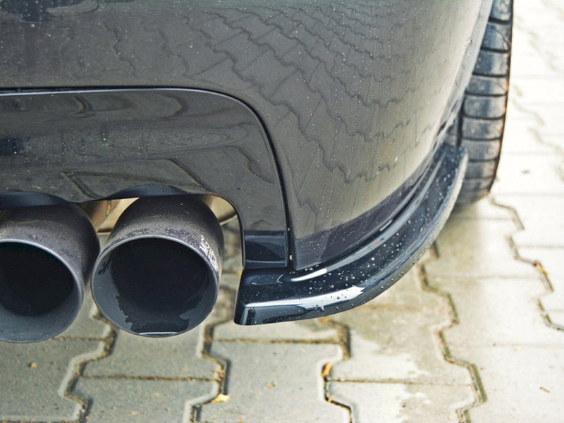 Maxton Design Rear Side Splitters Bmw 5 F11 M-pack (Fits TWO Double Exhaust Ends)