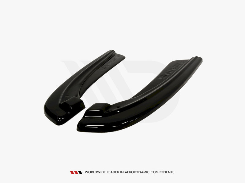 Maxton Design Rear Side Splitters Bmw 5 F11 M-pack (Fits TWO Double Exhaust Ends)