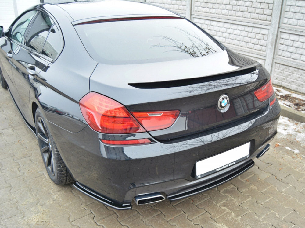 Maxton Design Central Rear Splitter (Vertical Bars) BMW 6 Gran Coupe M-Sport