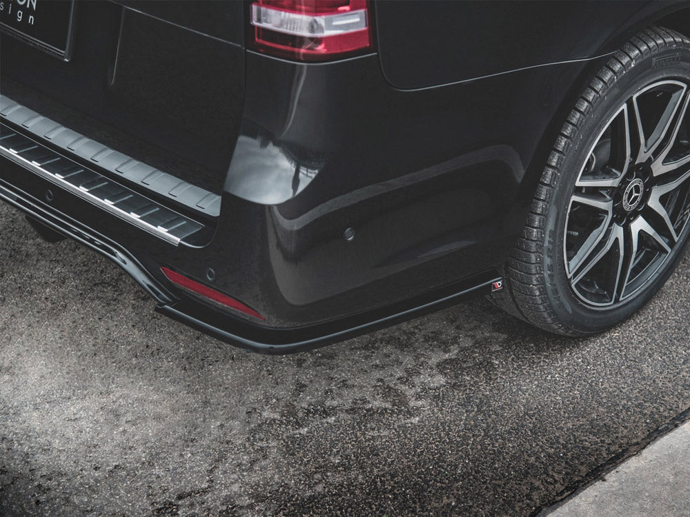 Maxton Design Rear Side Splitters V.2 Mercedes-Benz V-Class AMG-Line W447 Facelift - Textured