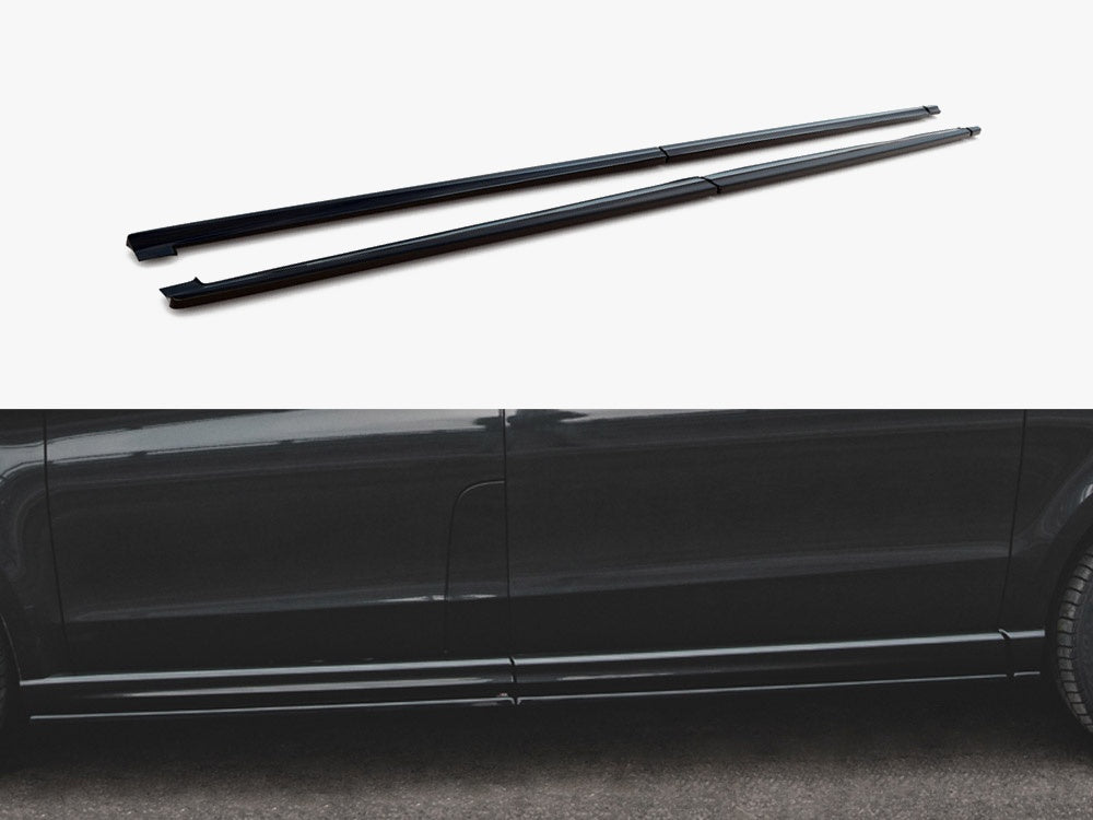 Maxton Design Side Skirts Diffusers Mercedes-Benz V-Class Long AMG-Line W447