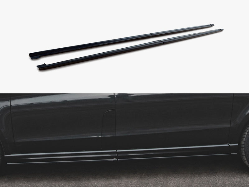 Maxton Design Side Skirts Diffusers Mercedes-Benz V-Class Long AMG-Line W447