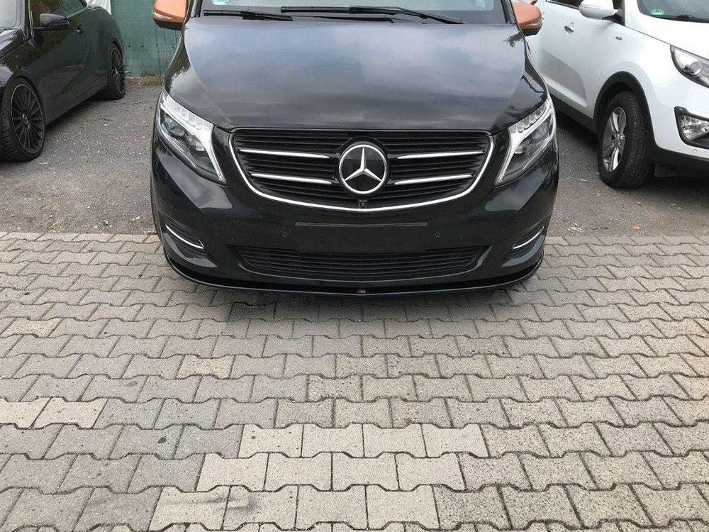 Maxton Design Front Splitter V.1 Mercedes V-Class W447 - Textured
