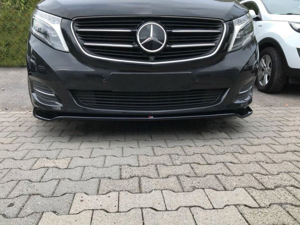 Maxton Design Front Splitter V.3 Mercedes V-Class W447 - Carbon Look