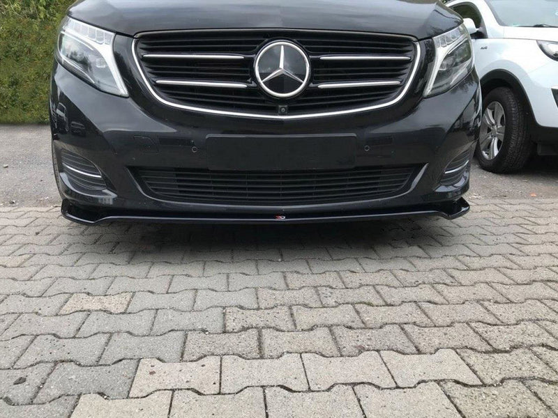 Maxton Design Front Splitter V.3 Mercedes V-Class W447 - Carbon Look