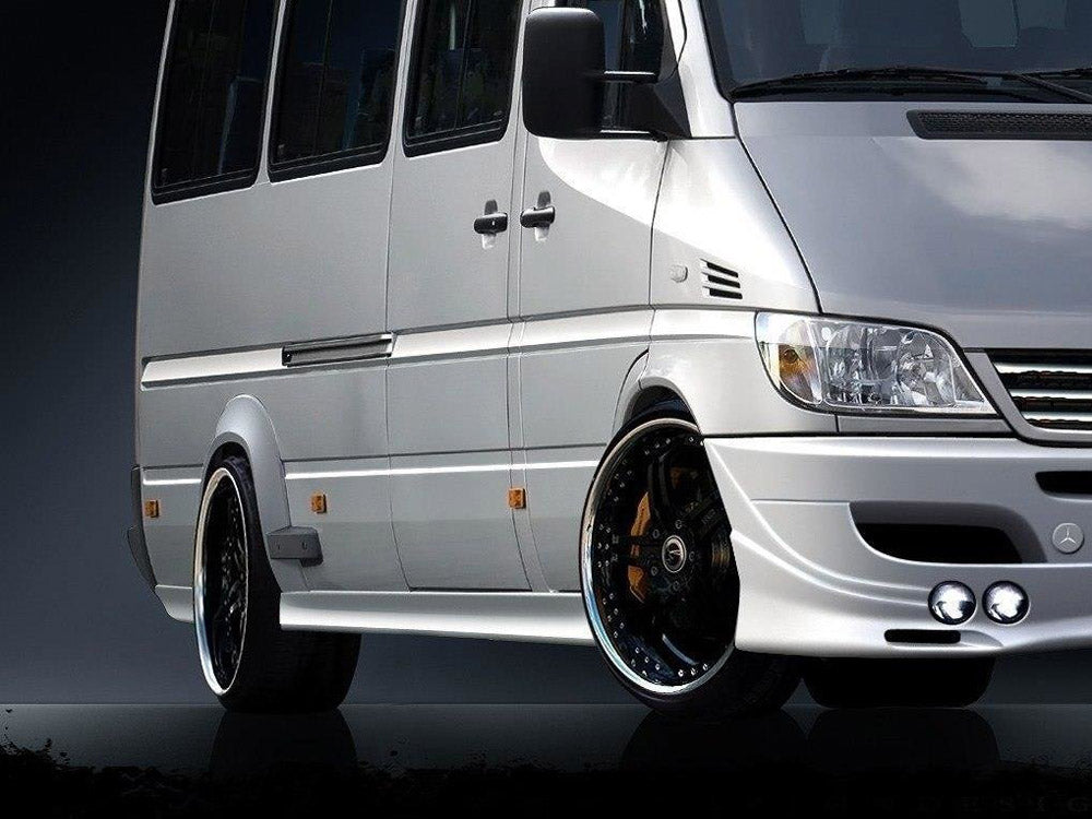 Maxton Design Side Skirts Mercedes Sprinter I FL / VW LT 96-06 - Different Sizes (4 Elements). This Side Skirts Fits Twin Wheels Version.