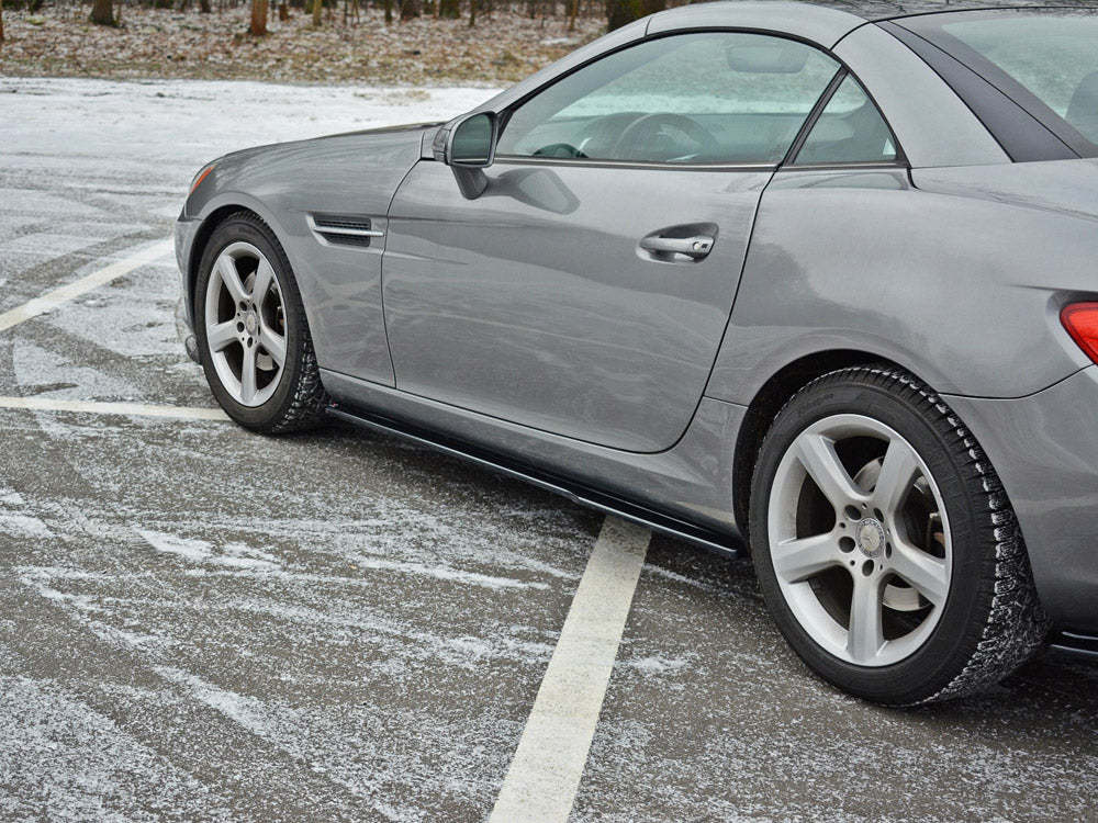 Maxton Design Side Skirts Splitters Mercedes-benz SLK R172 Standard (2011-2015)