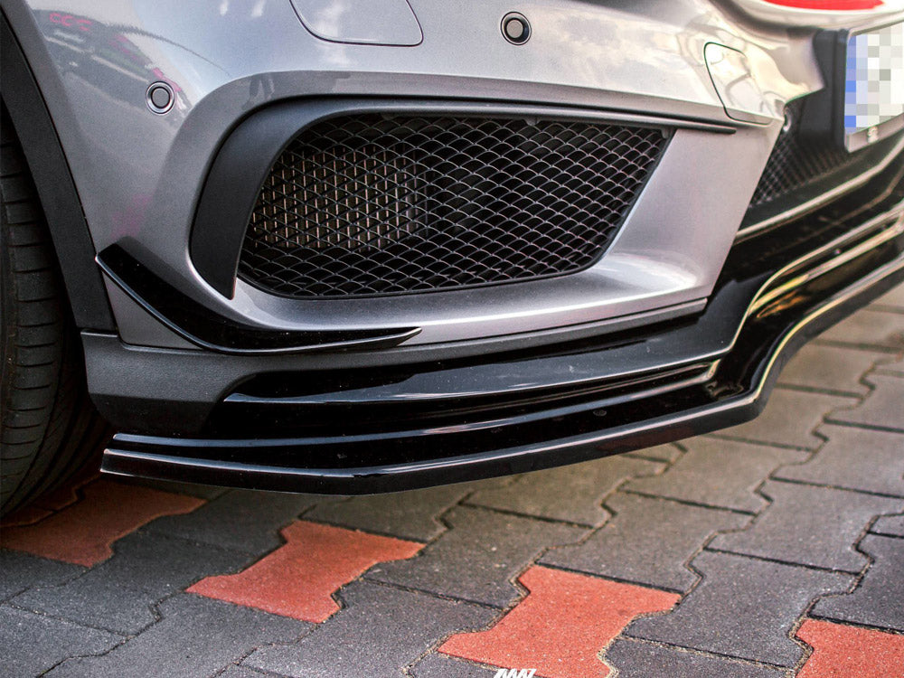 Maxton Design Front Splitter Mercedes-benz GLA 45 AMG SUV (X156) Pre-facelift (2014-2017)