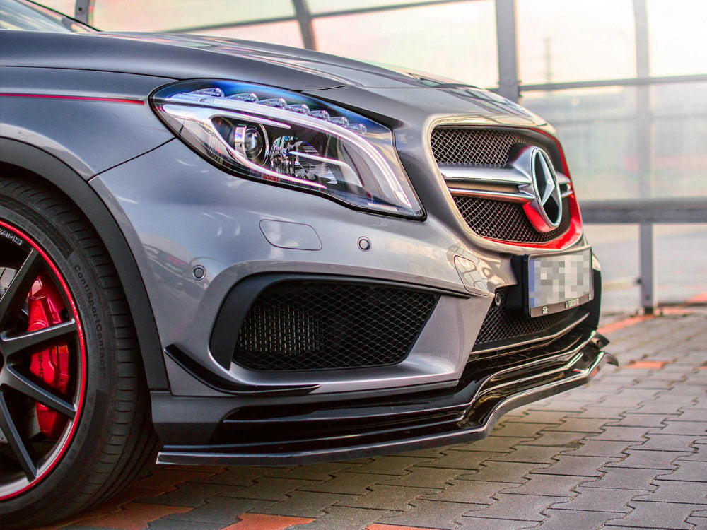 Maxton Design Front Splitter Mercedes-benz GLA 45 AMG SUV (X156) Pre-facelift (2014-2017)