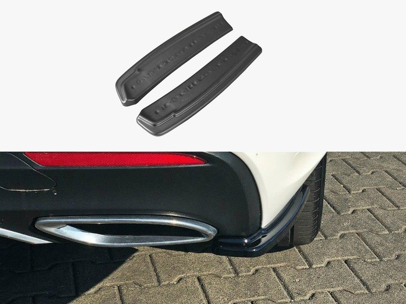 Maxton Design Rear Side Splitters Mercedes GLE W166 Amg-line (2015-2018) - Carbon Look