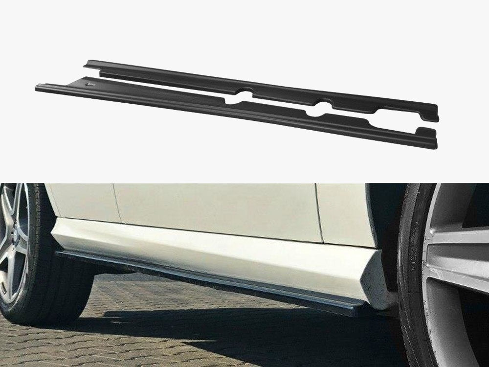 Maxton Design Side Skirts Splitters Mercedes GLE W166 Amg-line (2015-2018) - Carbon Look