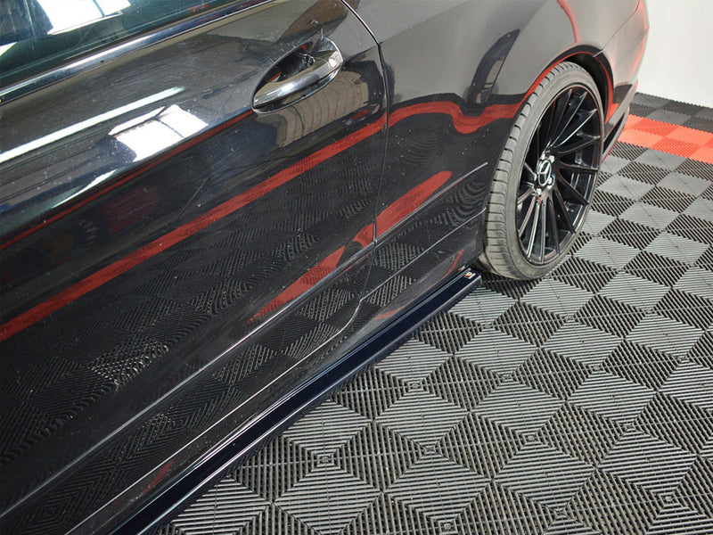 Maxton Design Side Skirts Diffusers Mercedes E-Class W207 Coupe AMG Line