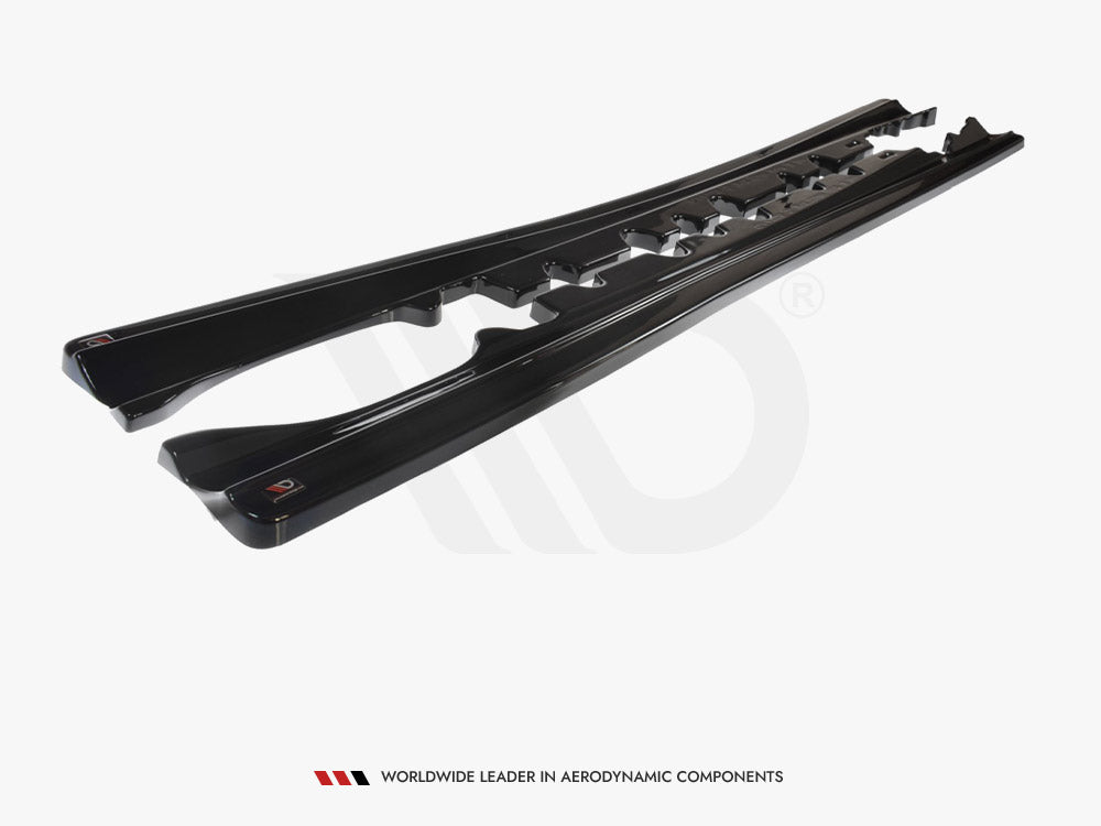 Maxton Design Side Skirts Diffusers Mercedes E-Class W207 Coupe AMG Line