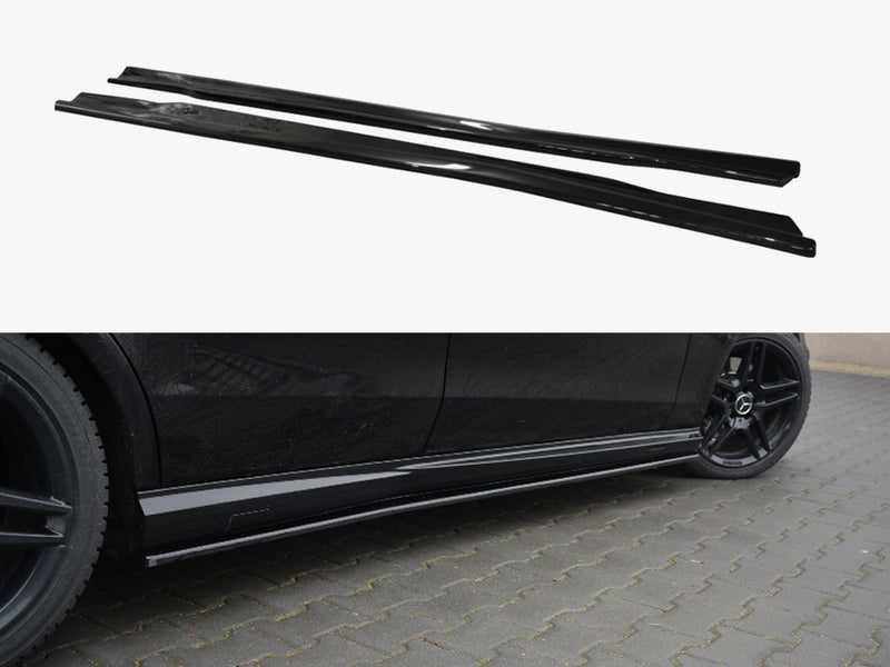 Maxton Design Side Skirts Splitters Mercedes E-class 212 63 AMG (2009-2012)