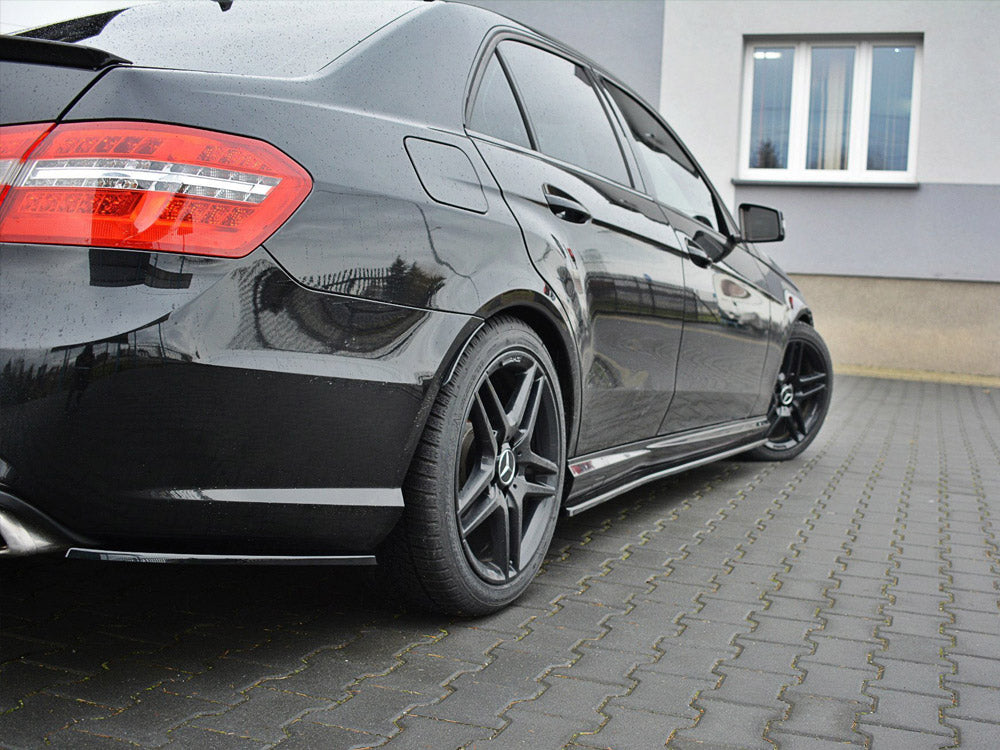 Maxton Design Side Skirts Splitters Mercedes E-class 212 63 AMG (2009-2012)