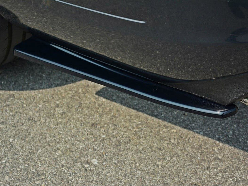 Maxton Design Rear Side Splitters Mercedes - Benz E Coupe / Cabrio C207 Facelift / A207 Facelit - Carbon Look