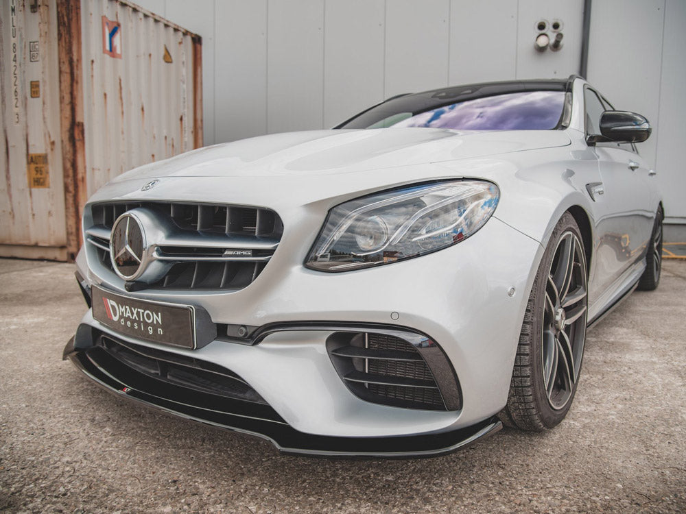 Maxton Design Front Splitter V.1 Mercedes E63 AMG Estate / Saloon S213 / W213