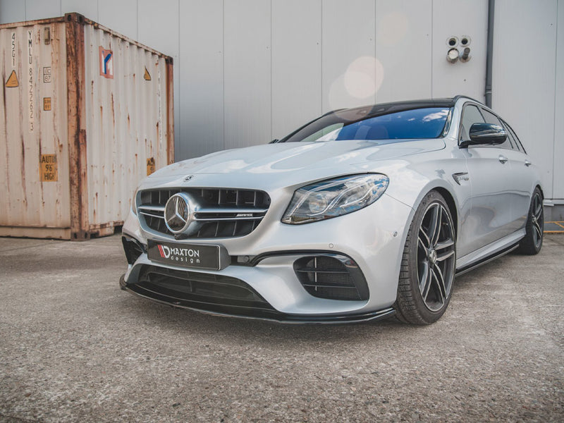 Maxton Design Front Splitter V.2 Mercedes E63 AMG Estate / Saloon S213 / W213