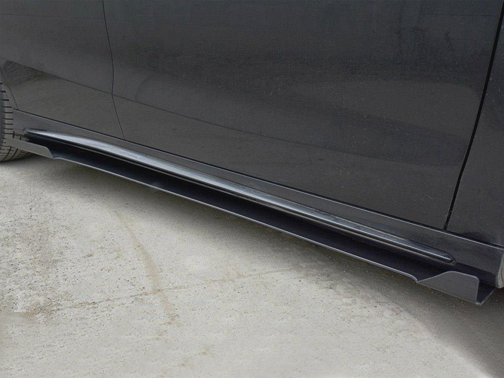 Maxton Design Racing Side Skirts Diffusers V.1 Mercedes CLA A45 AMG C117 Facelift (2017-UP)