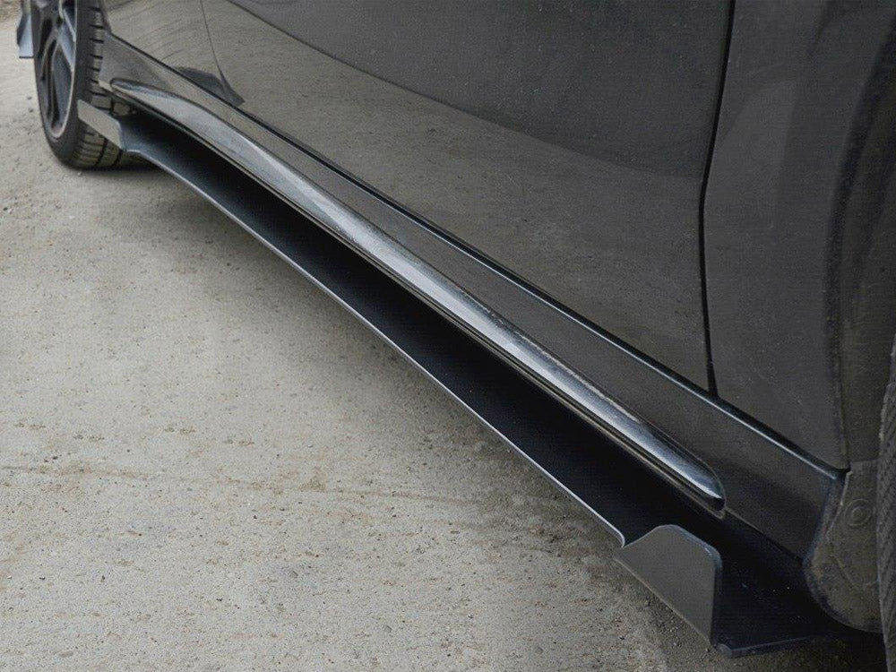 Maxton Design Racing Side Skirts Diffusers V.1 Mercedes CLA A45 AMG C117 Facelift (2017-UP)
