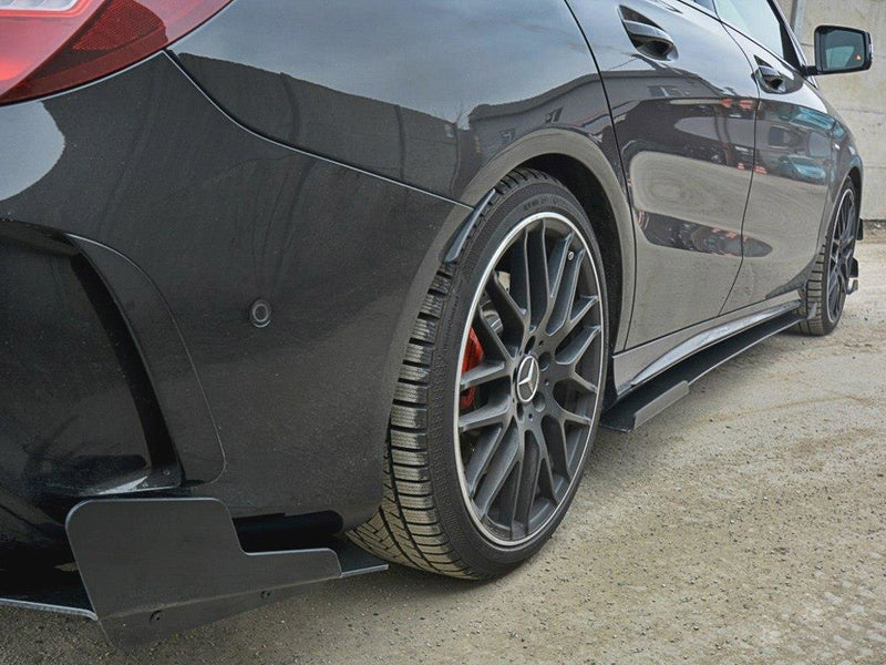 Maxton Design Racing Side Skirts Diffusers V.1 Mercedes CLA A45 AMG C117 Facelift (2017-UP)