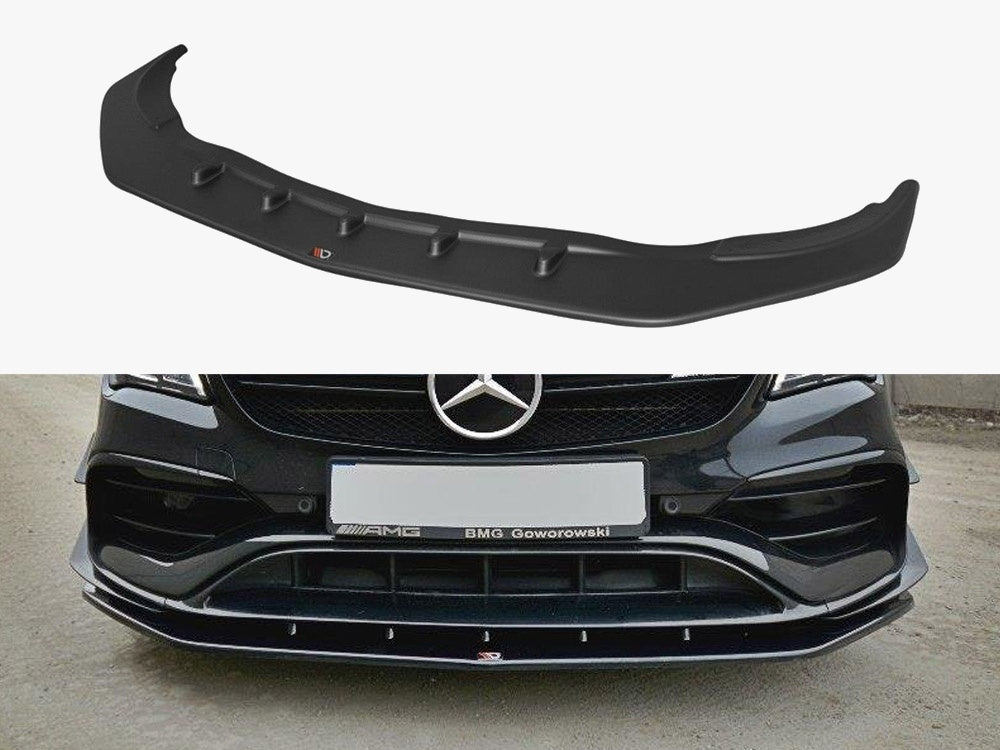 Maxton Design Front Splitter V.1 Mercedes CLA 45 AMG C117 (Facelift) (2017-UP) - Carbon Look