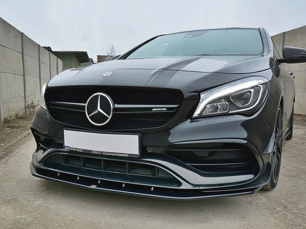 Maxton Design Front Splitter V.1 Mercedes CLA 45 AMG C117 (Facelift) (2017-UP)